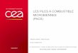 LES PILES À COMBUSTIBLE MICROBIENNES (PACS)cadarache.cea.fr/cad/Documents/Entreprises/... · Med ox Med red CEA | Jeudi 24 mars 2016 . LES APPLICATIONS PRÉDITES | PAGE 6 Traitement