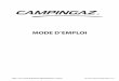 MODE D’EMPLOI - Campingaz · ADG – 219, route de Brignais, 69530 Brignais – France 4010037268 (ECN20039877-01) MODE D’EMPLOI