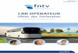 CAR OPÉRATEUR - FNTVcomme en province : selon l’enquête de la FNTV, les services touristiques représentent 74% des activités du transport routier de voyageurs pénalisées par