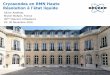 Cryosondes en RMN Haute - Bruker · 2016-12-09 · Cryosondes en RMN Haute Résolution à l’état liquide Innovation with Integrity Olivier Assémat. Bruker BioSpin, France 30ème