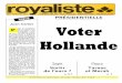 C I B L E PRÉSIDENTIELLE P Voter Hollandearchivesroyalistes.org/IMG/pdf/Royaliste_numero_1012.pdf · Sortir de l'euro? p. 6-7 DU 30 AVRIL AU 13MAI 2012 - 42 eannée - Numéro 1012