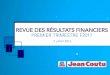 REVUE DES RÉSULTATS FINANCIERS - Jean Coutu · (non audité, en millions de $) 28/05/2016 27/02/2016 Encaisse 102,3 100,3 Dette (court et long terme) - - Ratio de la dette (court