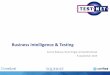 Business Intelligence & Testing - Verified · PDF file 9/8/2015  · DEVOPS & Agile testen ... Invloeden: SCRUM/Agile, omvang van teams en projecten, verdeling van werkzaamheden over