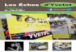 Les échos d’Yvetot · 2018-06-01 · Les Echos d’Yvetot n°39 - Mai 2018 3 ViE LocALE information aux commerçants et artisans. démarchage publicitaire et conception du Guide