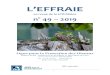 La revue de la LPO-Rhône n° 49 2019 · 2019-09-20 · L’Effraie n°49 2 Éditorial A vec ses 74 pages, le numéro précédent de l’Effraie, le numéro 48, était le plus copieux