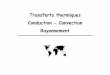 Transferts thermiques Conduction - Convection R 2017-03-06¢  Transferts thermiques, transparents de