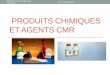 PRODUITS CHIMIQUES ET AGENTS CMRphysique-chimie.discip.ac-caen.fr/IMG/pdf/diaporama_cmr_agents_d… · Définition d’un produit chimique •Un produit ou une substance chimique