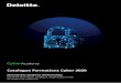 Catalogue Formations Cyber 2020 - Deloitte US · vous disposez des compétences pour concevoir, gérer et sécuriser les données, les applications et l’infrastructure dans le cloud