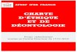 CHARTE D’ÉTHIQUE ET DE DÉONTOLOGIE - ifbb-france.fr...La Charte d'éthique et de déontologie de l’AFBBF IFBB FRANCE s'inscrit dans le cadre de la loi du 1er février 2012 visant