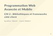 Programmaon Web Avancée et Mobile - GitHub Pages...Polymer Web components 20 Introducon à Vue.js 21 Tooling npm vue‑cli Webpack ESlint 22 Retour sur le TP de la semaine dernière