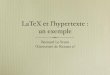 LaTeX et l hypertexte : un exemple - Freekib2.free.fr/latex/2004/Denis LeFur Manuel et Annales...Les bibliothèques à charger : • On veut écrire en français : \usepackage[french]{babel}