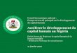 Accélérer le développement du capital humain au Nigéria National HCD Programmev_FR.pdfSOURCE : Rapports sur le développement humain du Programme des Nations Unies pour le développement,