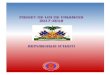 PROJET DE LOI DE FINANCES - HaitiLibre.com · projet de loi de finances de l'exercice 2017-2018 * Vu le décret du 6 janvier 2016 établissant les procédures et les modalités nécessaires