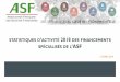 ACTIVITÉ 2018 SPÉCIALISÉS DE L’ASF · 2019-03-12 · présentes sur le marché des énergies renouvelables . Eolien - 1er marché : les Sofergie financent 50% des projets français