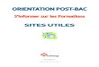 PostBac FORMATION Ressources WEBsaint-etienne.cio.ac-lyon.fr/spip/IMG/pdf/postbac... · Site Admission post-bac (APB) Site national de coordination des admissions Post-Bac (gestion