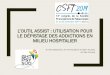 L’outil ASSIST : utilisation pour le dépistage des …societe-francophone-de-tabacologie.org/dl/CSFT2019...Auto-questionnaires – Commentaires libres Objectif secondaire : –