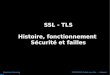 SSL - TLS Histoire, fonctionnement Sécurité et failles · SSL – Histoire, fonctionnement, sécurité et failles Benjamin Sonntag 20/09/2013 Il était une fois … Internet 3