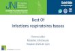 Best Of Infections respiratoires basses · 2017-07-10 · 18es JNI, Saint-Malo, du 21 au 23 juin 2017 Best Of Infections respiratoires basses Florence Ader Maladies infectieuses Hospices