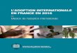L’ADOPTION INTERNATIONALE EN FRANCE EN 2016 · 2018-12-09 · R a p p o r t a n n u e l d’activité 2016 – L’Adoption internationale en France Page 3 Odile Roussel Ambassadrice