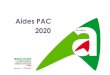 PAC2020 Diaporama aides PAC 2020 - Chambre d'Agriculture...Retrouvez à suivre, l’inventaire des mesures MAEC, prolongées pour 1 an, ... Mesures 2015 où le ré-engagement pour