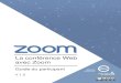 La conférence Web avec Zoom...V 1.2 La conférence Web avec Zoom 1 Mohamed A. Ali Benali, conseiller pédagogique Centre de Pédagogie Universitaire Université de Montréal, 2020