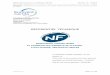 REFERENTIEL TECHNIQUE · 2.4.2 Marquage sur l'emballage du produit certifié NF ou sur le document d’accompagnement du produit 25 2.4.3 Marquage sur la documentation (documents