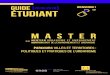 Guide Master VT 2018-2019 · 2019-05-24 · sité de Nantes et l’École d’architecture de Nantes (ENSAN). Il délivre des diplômes dans deux mentions : - la mention urbanisme