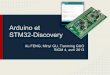 STM32-Discovery Arduino etair.imag.fr/mediawiki/...Project-PPT-FENG-GU-GUO.pdf · La lib Arduino contient les drivers des périphériques de SAM, ils sont différent de ceux des cartes