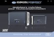 Onduleurs Hybrides pour l’Autoconsommationimeon-energy.de/wp-content/uploads/2017/11/Brochure-IMEON-ENER… · couplée à une solution de stockage (batteries). La solution développée