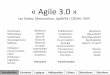 « Agile 3.0 · PDF file Raisons pour utiliser des méthodes agiles Time Box (conception à délais objectifs) Cash Box (conception à coûts objectifs) Scope Management (conception
