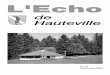 Echo no 35 - Hauteville no 35.pdf · La Cécilienne remercie de tout cœur la population de Hauteville et d'ailleurs. Par votre présence et votre générosité, vous avez contribué