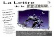 La Lettre 5 - Fédération Française de Jeu de RôleLa Lettre de la FFJdR N 5 - mars 1999 2 AU SOmmai re de ce numero... L’Edito du Chef 2 L’indispensable rubrique Fanzines 3