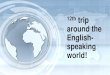 12th trip around the English- speaking world! · 2020-06-02 · Deirdre speaks about. cow horse pig sheep calf lamb rooster hen goose duck gosling rabbit Watch The video and spot