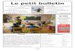 Le petit bulletin - Académie de Grenoble · 2017-10-03 · Éditorial « Le Petit Bulletin », le journal du Collège Jean Vilar et de ses écoles est de retour ! Ses objectifs sont