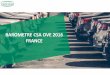 BAROMETRE CSA OVE 2016 FRANCE - A la Une · % sont d’accord pour utiliser un véhicule autonome… L’acceptation de la voiture automome par les employés A l’avenir, les employés