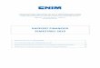 RAPPORT FINANCIER SEMESTRIEL 2019 - CNIM · premier semestre 2018 du fait des diffiultés enontées su etains ontats en ous d’exéution au sein de la Division « EPC » (comme évoqué