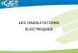 LES HABILITATIONS ELECTRIQUES - CDG29 · 2016-07-04 · À proximité de PNST (pièces nues sous tension), il existe : 5 zones en extérieur ... 2 Habilitation électrique . 2ème