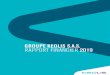 GROUPE KEOLIS S.A.S. RAPPORT FINANCIER 2019 · acquisitions pour conforter sa place de n° 1 du transport sanitaire en France et Keolis est montée à 100 % dans le capital de Keolis