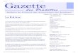 30/01/13 Gazette 58 - WordPress.com · 2013-01-30 · - Octobre : présentation d'un projet à l'appel d'offre de la Mairie de Toulouse pour la future Maison ... (s'inscrire au 0562