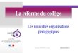 La réforme du collège - eps.ac-dijon.freps.ac-dijon.fr/IMG/pdf/1_diapo_presentation_nouveautes_reforme_cl · PDF file La réforme du collège Formation disciplinaire EPS - Ac Dijon