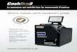 CashDro2 - Caisse enregistreuse RESTOMAX...F-CD2-FR602 CHARACTERISTIQUES: Accepte, contrôle et rend les pièces de 2 cents à 2€ Trémie pour un chargement de monnaies vite Recycleur