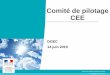 Comité de pilotage CEE · 2019-06-18 · Fiches d’opérations standardisées 30ème arrêté créant une nouvelle fiche dans le secteur résidentiel : • Création de la fiche