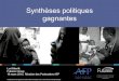 Synthèses politiques gagnantes › sites › default › files... · 2019-12-16 · Crédits photos (de guache à droite): Albert Gonzalez Faran, Carlos Matos, Akshay Mahajan . But