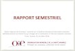 RAPPORT SEMESTRIEL - Africa › wp-content › uploads › 2016 › 07 › 3_1_ppt_rap… · Tunis, Tunisie, 12 -14 juillet 2016. 2 Introduction Recommandations pour les délais d’envoi