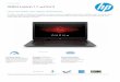 PC Consumer EMEA Desktop features 3C16 · Ficheproduit OMENLaptop17-w245nf Windows10 Accomplissezdegrandeschosesentouteconfiancegrâceàlaconvivialité deWindows,enmieux.1 ProcesseursIntel®Core