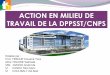 ACTION EN MILIEU DE TRAVAIL DE LA DPPSST/CNPS · 2015-05-04 · Missions et attributions de la structure de Contrôle Missions déclinées dans les articles 127 et 128 du Code de
