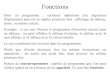 Fonctions - efreidoc.frefreidoc.fr/L1 - PL1/Programmation C/Cours/Cours... · On peut symboliser le déroulement d'un programme (sans sou-programme) par un bloc : instructions Programme