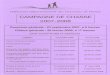 Doc1 - Fédération Départementale des Chasseurs de l ... · Fédération Départementale des Chasseurs de l'Yonne CAMPAGNE DE CHASSE 2007-2008 Ouverture générale : 23 septembre