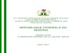 REPUBLIQUE FEDERALE DU NIGERIA · 2019-03-13 · 6ème rapport periodique pays du nigeria 2015-2016 sur la mise en uvre de la charte africaine des droits de l'homme et des peuples