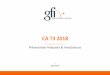 Gfi Masque Powerpoint 2017 Q3 2018.pdf · 2020-02-11 · Perspectives 2018 III. Conclusion 2 CA T3 2018. 01 Performance détaillée du T3 2018 CA T3 2018 3. Performance T3 2018 Points